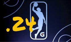 NBA发展联盟的标志(由迈克·厄尔曼/盖蒂图片社拍摄)